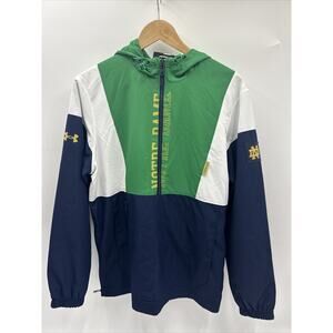 Notre Dame Fighting Irish Under Armour 1/2 Zip Legacy Jacket Men’s Size Small